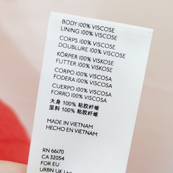 Free People Warm Glow mini dress red puff sleeve western size small NEW NWT - Picture 7 of 8